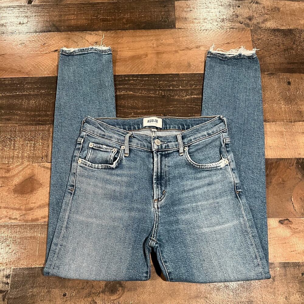 AGOLDE Toni Mid Rise Straight Leg Jean - Picture 6 of 12